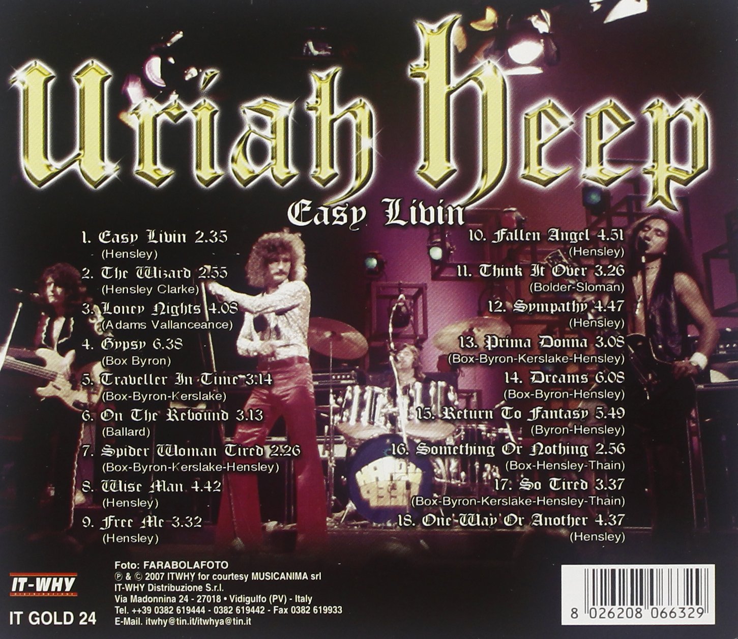 Uriah Heep Uriah Heep Easy Livin Amazon Com Music