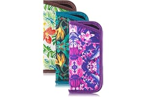 TRIUMPH VISION 3 Pack Glasses Pouch Slim - Soft Eyeglasses Bag Spectacles Sleeve Portable Cloth Eyewear Case Sunglasses Case