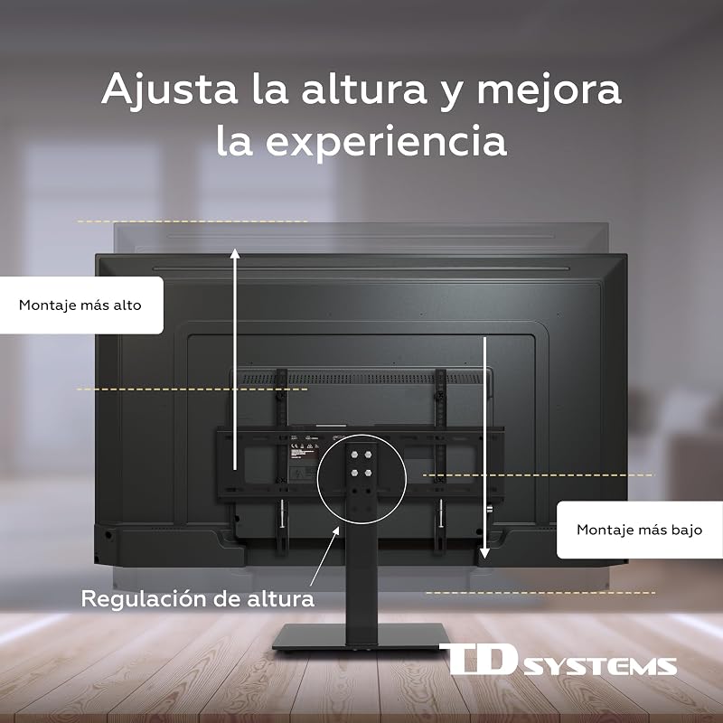 P30X25M44 - Supporto TV tavolo fisso per schermi da 32 a 50 pollici. VESA max 400 x 400 mm — foto 4 di 6