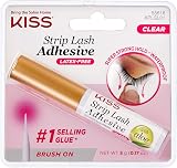 Kiss Strip Lash Adhesive Clear 3 Pack - Latex Free Aloe Infused