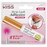 KISS Strip Eyelash Adhesive, Clear 0.176 Oz KPLGL01
