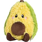 Happy Fuel Avocado Microwavable Unscented 1.5lbs Heating Pad For Women And Kids- Cute Soft Cozy Pillow Plush Heatable Warm Stuffed Animals- Kawaii Hot & Cold Plushie Food Toy - Avocado Gifts For Girls