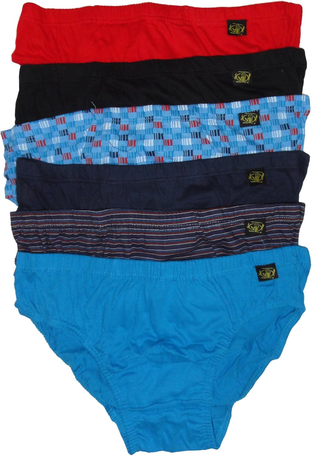 Body Glove Men's 6Pack Low Rise Brief (XL, Multi) Amazon.ca Clothing