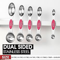 Spring Chef Magnetic Measuring Spoons Set, Dual