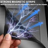 Pizsieat 2 Pack 400x300mm PVC Dust Filter DIY for PC with Magnetic Strips view 5
