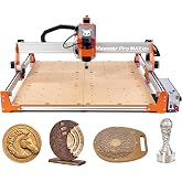 FoxAlien Desktop CNC Router Machine Masuter Pro MAX | 500W Brushless Spindle, 6060 Large Work Area, 3-Axis GRBL Control CNC Engraver for DIY Wood Acylic Metal Cutting
