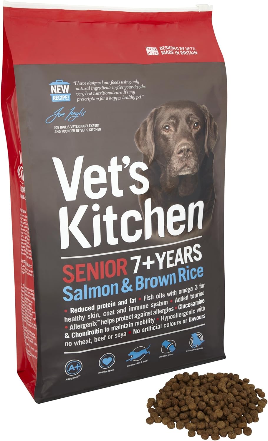 Vet's Kitchen Senior Dog 7+ Years Complete Dry Dog Food