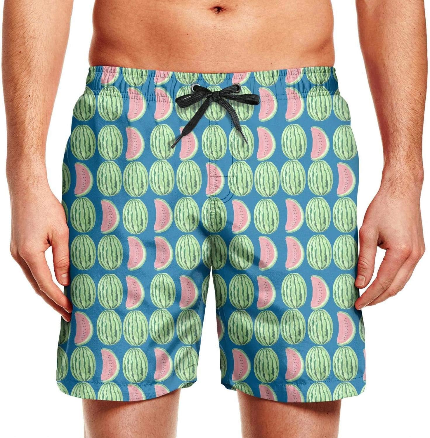 Mesh Quick-Dry Classic Comfortable Fashion Men's Printed Beach Pants Swim Trunks Shorts