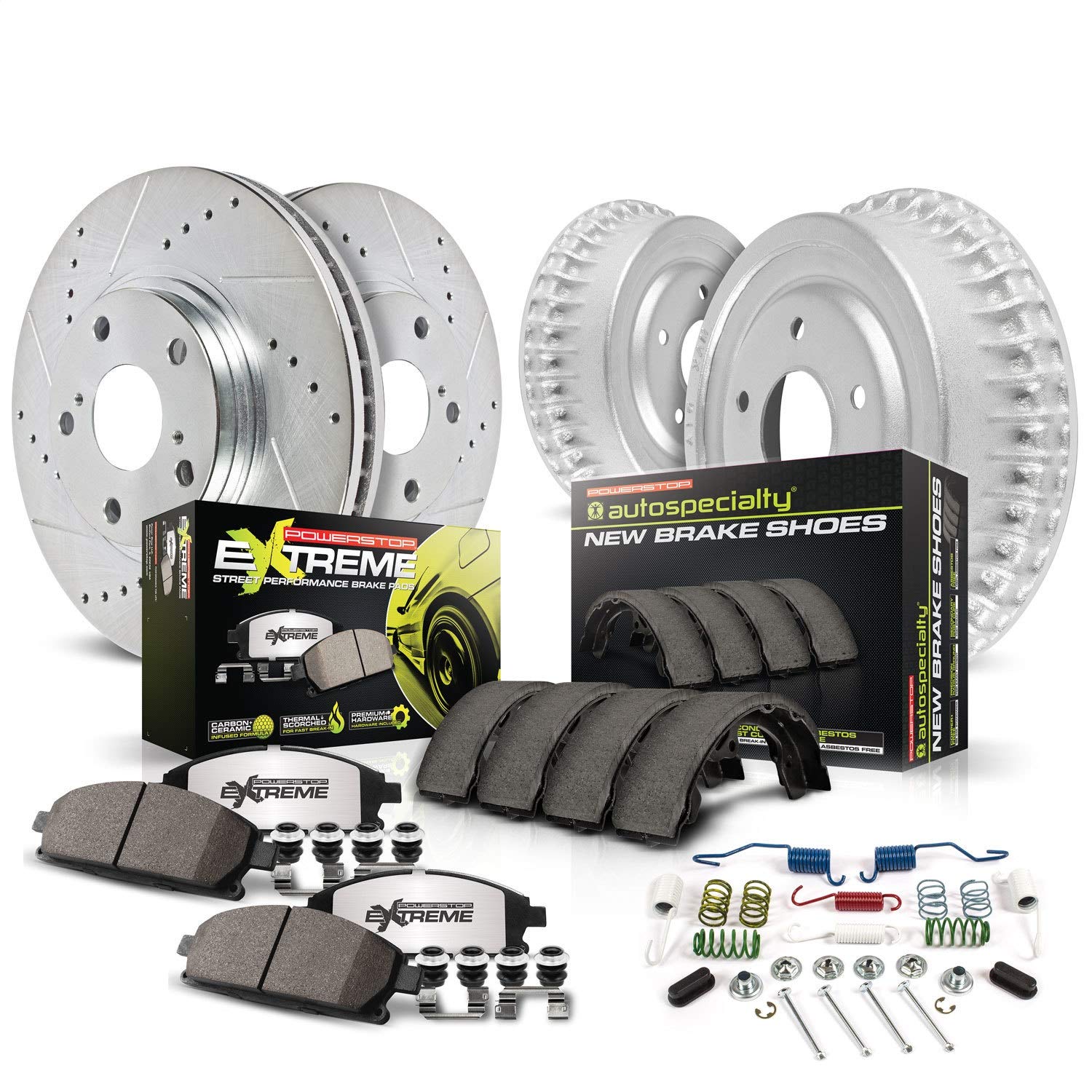Power Stop K15019DK-26 Front and Rear Z26 Carbon