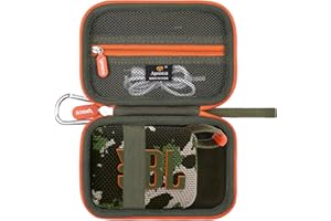 Aproca Case Compatible with JBL Go 4 / Go 3 Ultra-Portable Waterproof Dustproof Bluetooth Speaker, Portable Storage Bag for Accessories -Squad (Case Only)