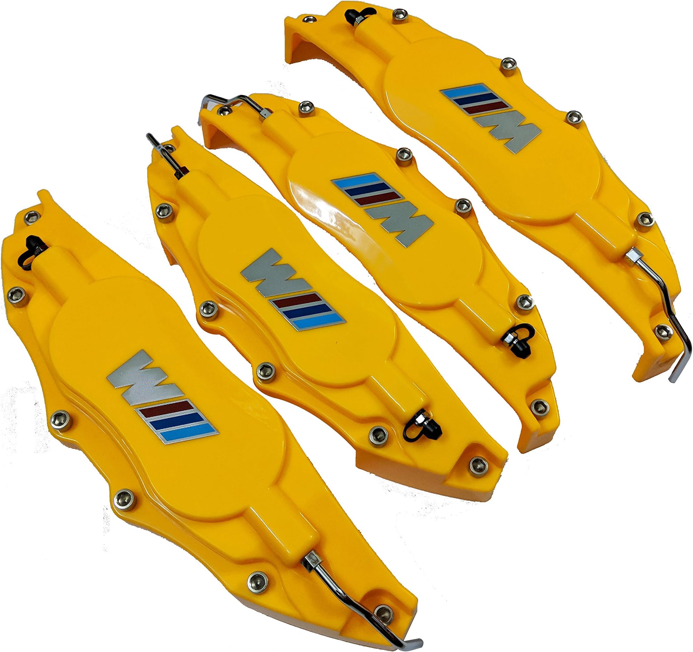 Leadchange 4x Customized Yellow color Caliper Cover M Label For BMW Cars Class 1 3 5 X1 X3 X5 M M3 M5 Brake Styling Decoration Kit Multi-color