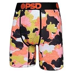 PSD Men's Gloom Cloud Camo Boxer Briefs, Multi, XL