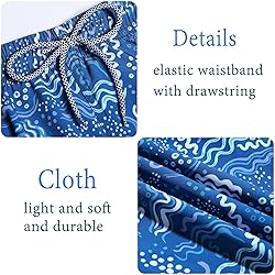 Biwisy Men's Swim Shorts Quick Dry Mesh Lining