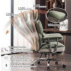 Efomao Big and Tall Office Chair 400lbs - Executive