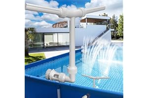 AOYOO Swimming Pool Waterfall Fountain Spray, Water Fountain Dual Spray, Water Spray Spa Fun Sprinkler, Garden Sprinkle Outdoor Decor for for Yard Garden Indoor Outdoor Pools