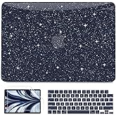 B BELK Compatible with MacBook Air 13 inch Case 2026 2025 2024 2023 2022 M4 M3 M2 A3240 A3113 A2681, Plastic Hard Shell+ Keyboard Cover + Screen Skin for MacBook Air 13.6 inch Case, Shiny Midnight