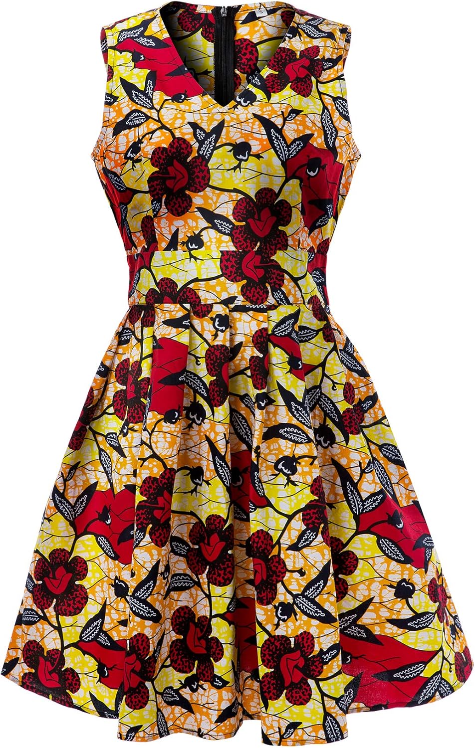 african print dress