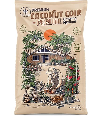Amazon.com : Happy Trees Coco Coir Loose Coconut Fiber Growing