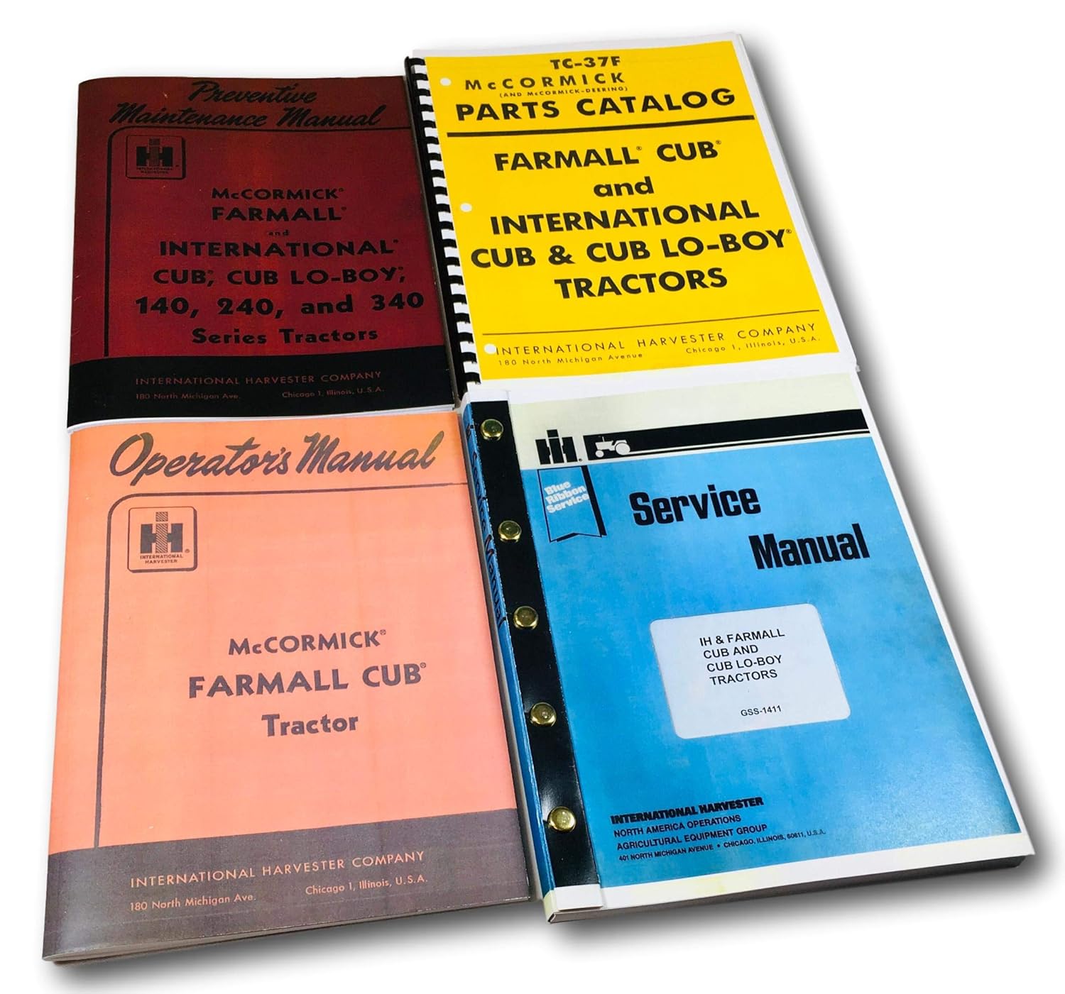 Amazon.com: Farmall Cub Ih Tractor Manual Set Operators Service Repair  Maintenance Parts: Industrial & Scientific