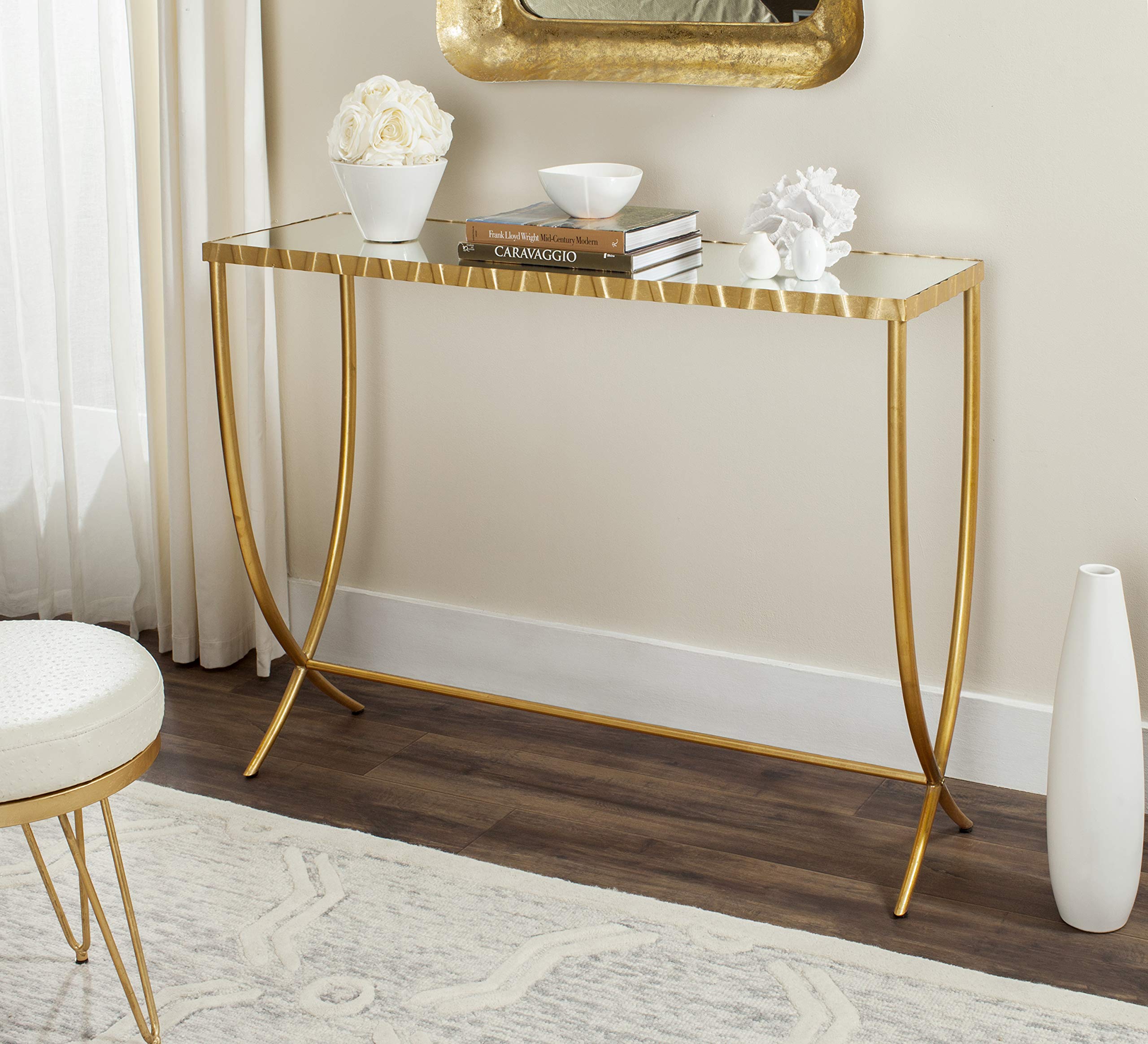 Mirrored gold side table Clearance