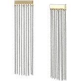AllSaints Women's Delicate Chain Fringe Earrings