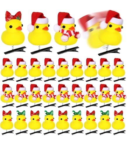 Amazon.com : Luinabio 30 Pcs Duck Hair Clips Yellow Duck  display picture 1