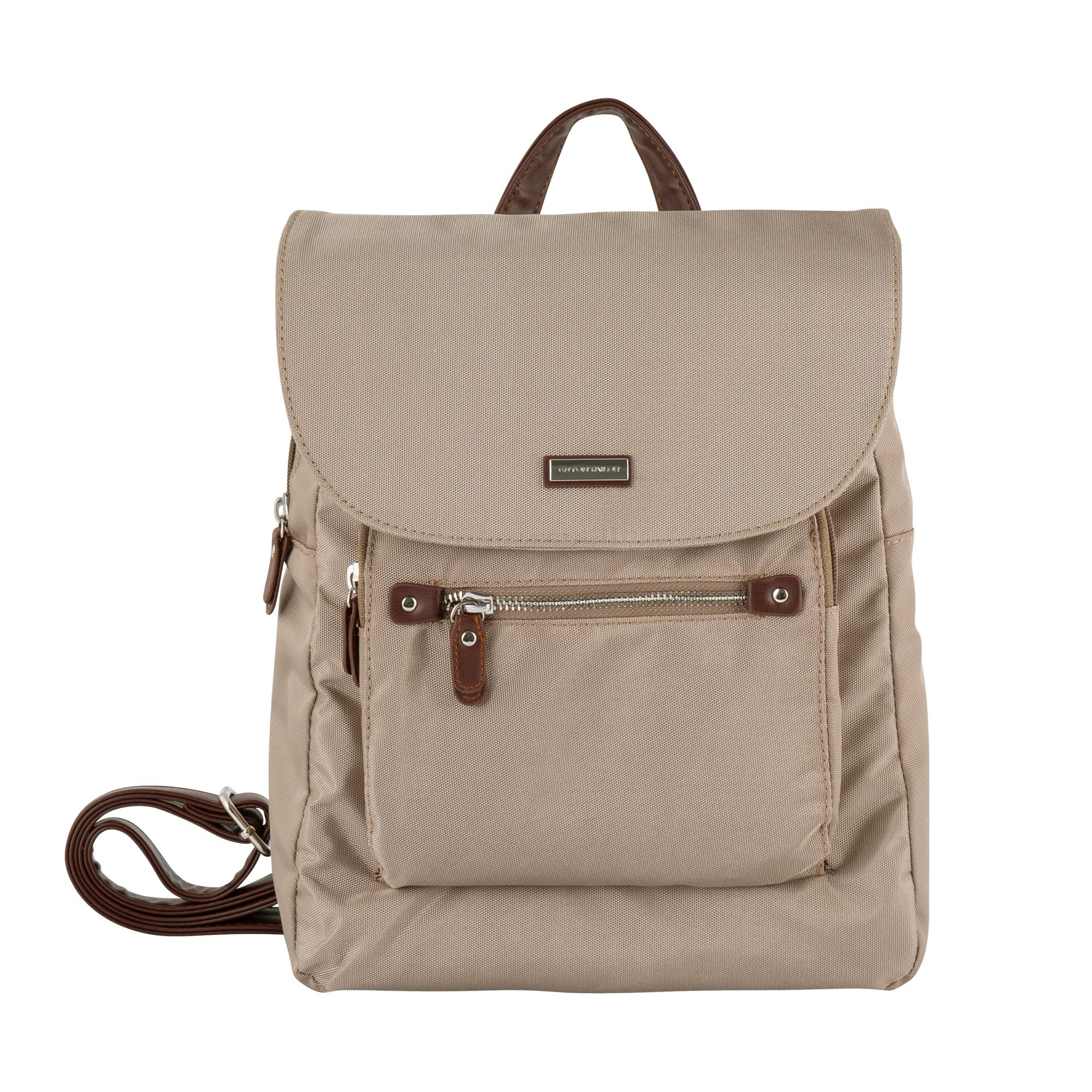 TOM TAILOR Women's Rina Shoulder Bag (Pack of 1), taupe, M, 003546