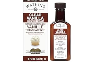 Watkins Clear Vanilla Flavor Extract, Non-GMO, Kosher, 59 ml, 1 Count
