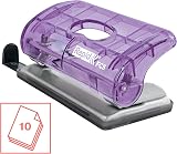 Esselte Rapid Mini 2 Hole Punch Lavender Colour'Breeze 10 Sheet Capacity view 2