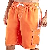 Kanu Surf Mens Barracuda Swim Trunks (Regular & Extended Sizes)