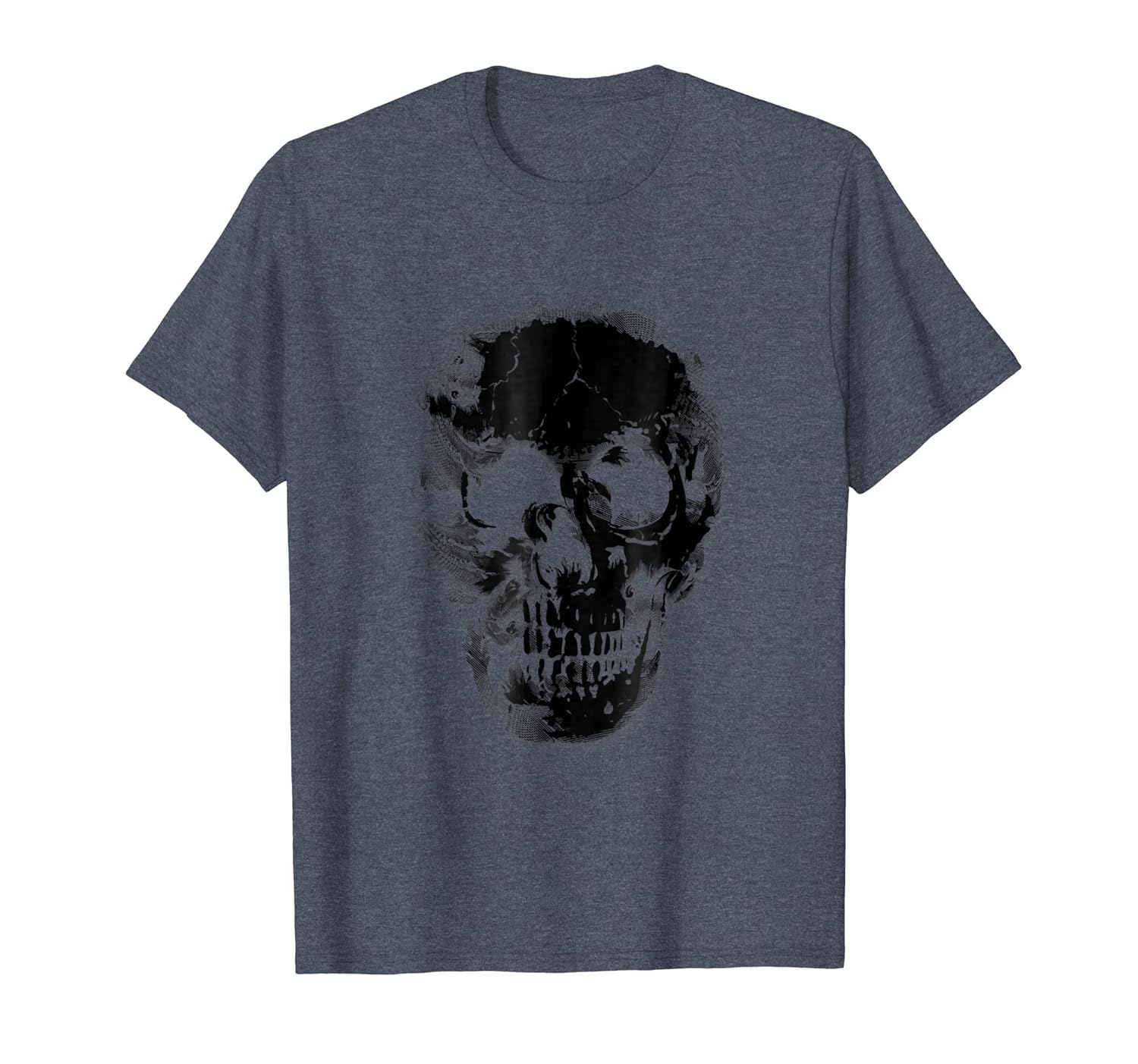 Group Halloween Costume T Shirt Cool Skull Head Skeleton Fun- TPT