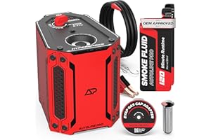 AutoLine Pro HyperSmoke™ Automotive Smoke Machine EVAP Vacuum Leak Tester – Adjustable Pressure – OEM Approved Smoke Fluid – 