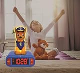 Lexibook Paw Patrol Chase Nightlight Alarm Clock LCD Backlit Blue view 8