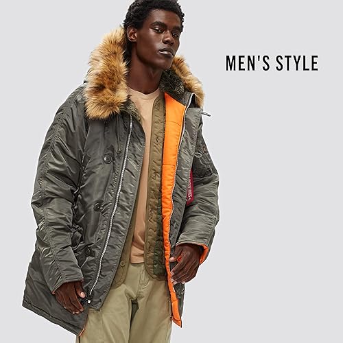 Alpha Industries N-3B Slim Fit Parka Cold Weather Military Issue