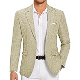 COOFANDY Mens Blazer Casual Two Buttons Sport Coat Slim Fit Lightweight Suit Jackets