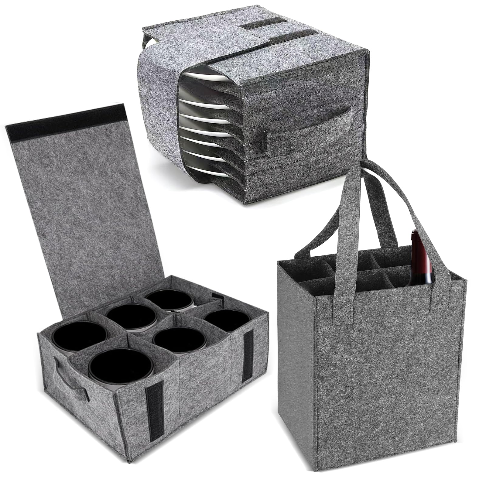 Luqixcey 3-Pack Campervan Plate Holder,Motorhome Plate Organiser Gadget for Kitchen Cupboard,Campervan Storage Ideas for Plate & Cup,Motorhome Accessories Camping Kitchen Unit for Home,Camping