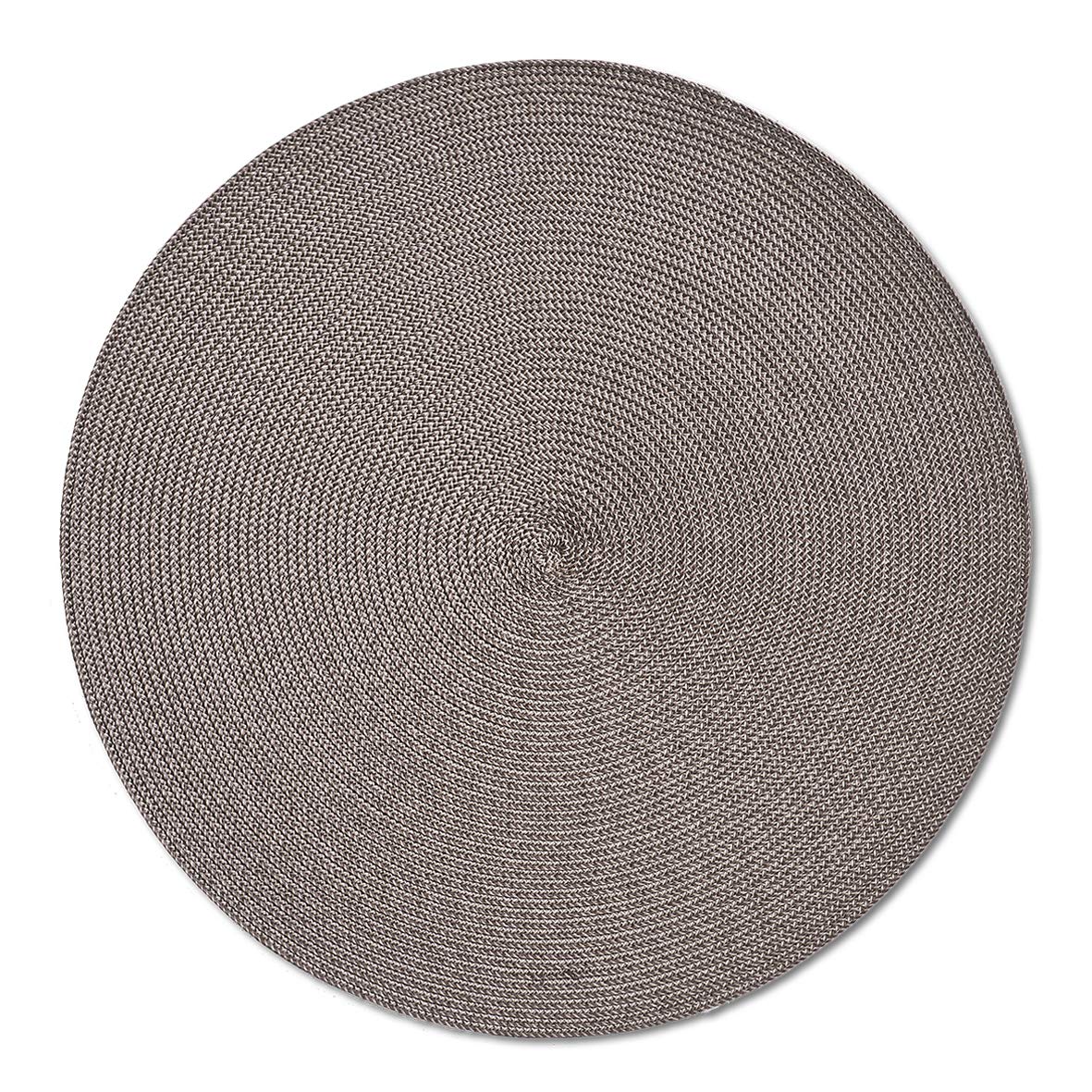 Zeller Twist 27044 Place Mat Polypropylene Mocha Diameter 38 cm Diameter 38 cm
