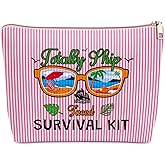 Gfhzdmf Gifts for Cruise Lover Makeup Bag Cruise Ship Essential Gifts for Women Vacation Travel Organizer Purse Pouch for Trip Birthday Present for Friend Women Cosmetic Bag