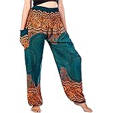 LOFBAZ Harem Boho Pants for Women Yoga S-4XL Plus Hippie Clothing PJ
