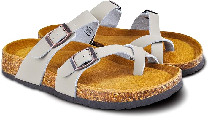 pursuit flat leather slide sandals