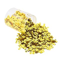 Mandala Crafts 20000 Yellow Sequins for Crafts DIY