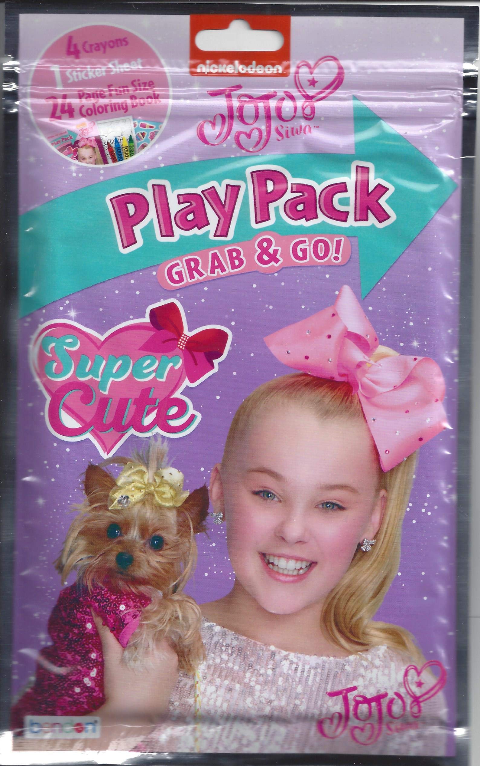JoJo Siwa Grab and Go Play Packs Bundle (12 Packs) Party Favors and 12 Thank You Cards
