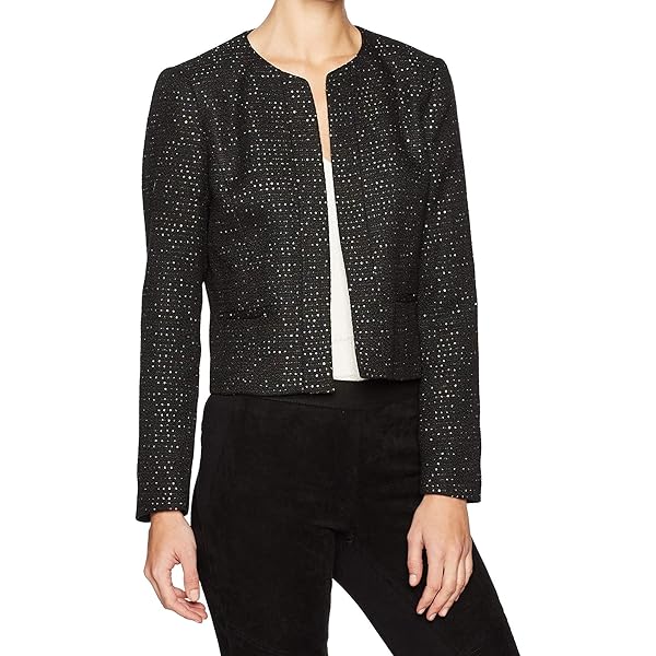 【CLANE/クラネ】NO Collar TWEED JACKET CLANE - ノーカラー ツイード ジャケット - NO COLOR TWEED