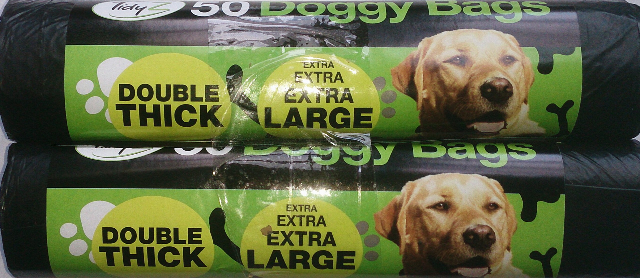100 Ultimate Strength Extra Large Double Thick Doggy Bags 2 packs