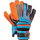 Reusch Soccer Reusch Prisma S1 Fusion Evolution Finger Support Junior LTD Goalkeeper Glove Orange/Blue