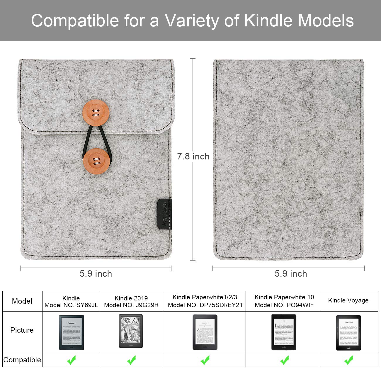 WALNEW Soft Sleeve for 6