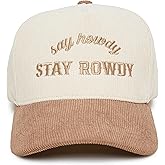 Funky Junque Two Tone Vintage Trucker Hats Men Women Corduroy Trendy Embroidered Baseball Cap Snapback Funny Gifts