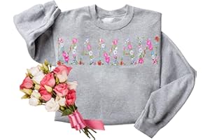 Regamor Embroidery Floral Mamaw Sweatshirts For Grandma Gift Sweatshirt From Grandkids Flower Gift Mothers Day Christmas