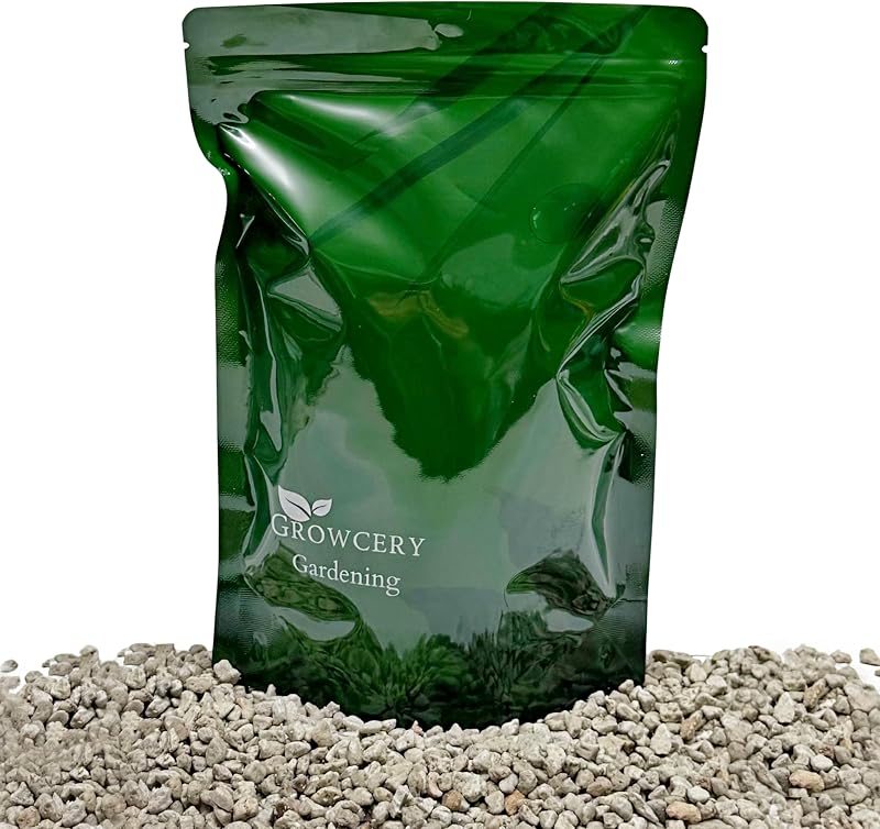 Growcery Volcanic Pumice 3–8 mm Dust-Free 1L for Plants Bonsai Soil Mixes