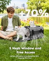 pecute Pet Carrier Bag Cat Carrier Handbag Portable Dog Travel Bag with view 5